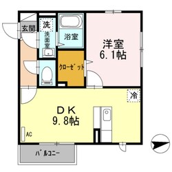 Ｋコート前原の物件間取画像